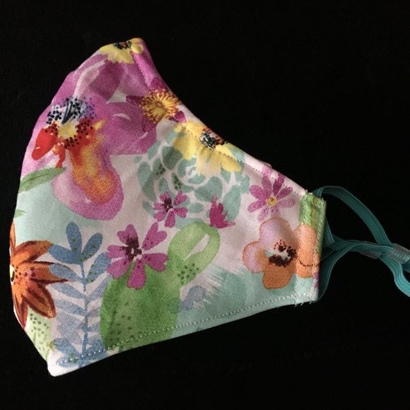 Reusable / Washable Sculpted Mask Cactus Flower #4 - Picture 2 of 11